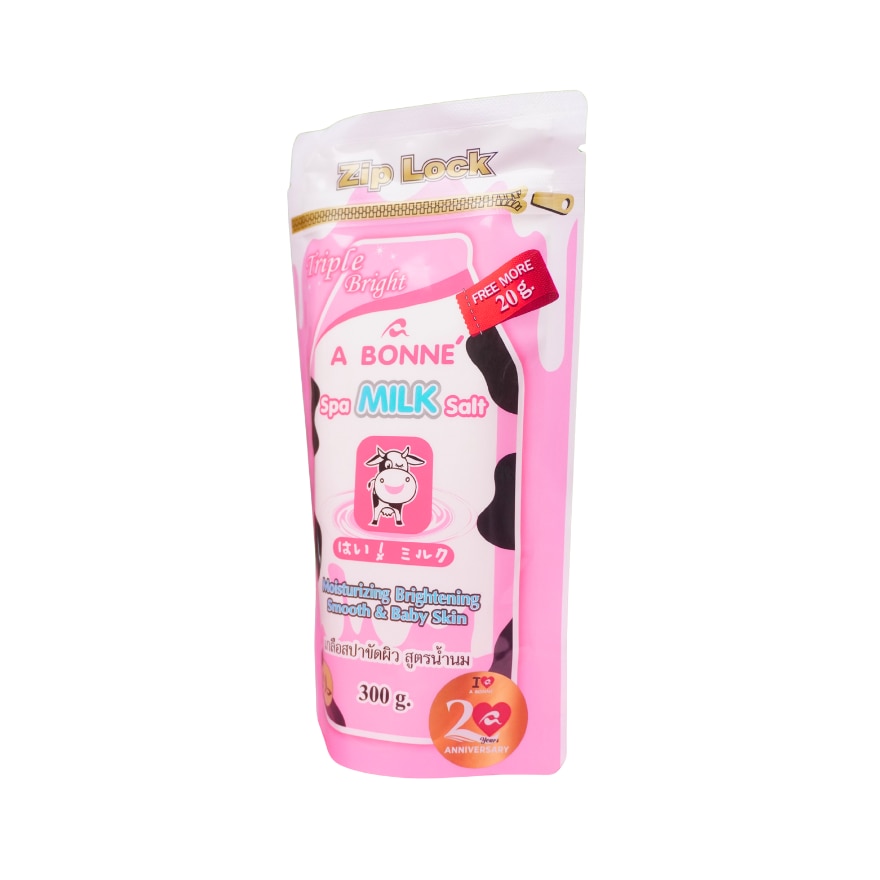 ABONNE SPA MILK SALT REFILL WITH ZIPLOCK 300G