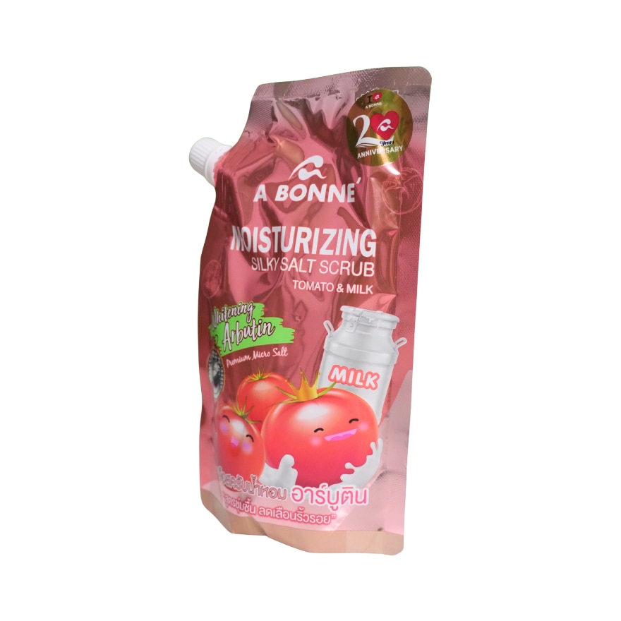 Moisturizing Silky Salt Scrub Tomato and Milk 350g