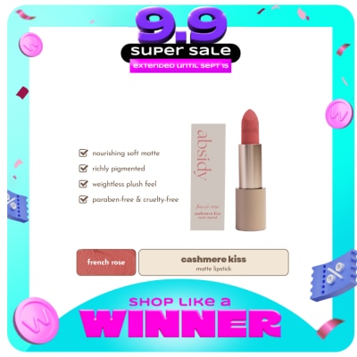 ABSIDY - ABSIDY Cashmere Kiss Matte Lipstick French Rose 3.2 g image