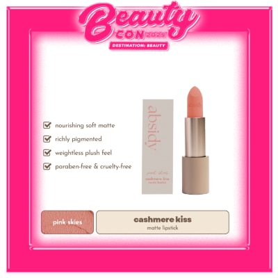 ABSIDY ABSIDY Cashmere Kiss Matte Lipstick Pink Skies 3.2g