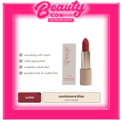 ABSIDY ABSIDY Cashmere Kiss Matte Lipstick Orchid 3.2g