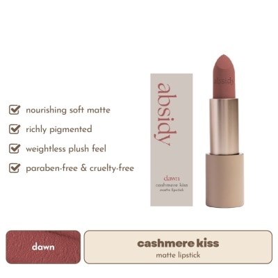 ABSIDY ABSIDY Cashmere Kiss Matte Lipstick Dawn 3 2g
