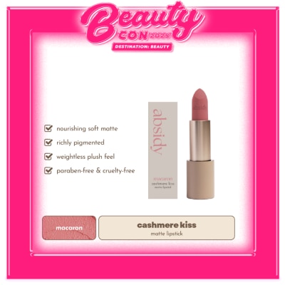ABSIDY ABSIDY Cashmere Kiss Matte Lipstick Macaron 3 2g