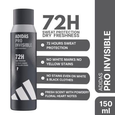 ADIDAS - ADIDAS Pro Invisible Anti-Perspirant 150ml image