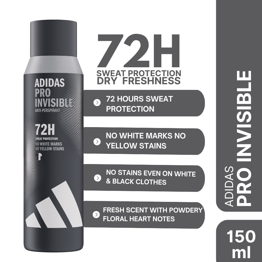 ADIDAS Pro Invisible Anti-Perspirant 150ml image