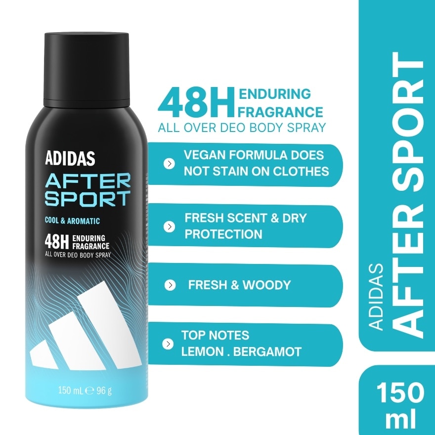 ADIDAS After Sports Cool & Aromatic Deo Spray 150ml image