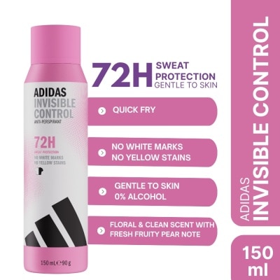 ADIDAS - ADIDAS Invisible Control Anti-Perspirant 150ml image