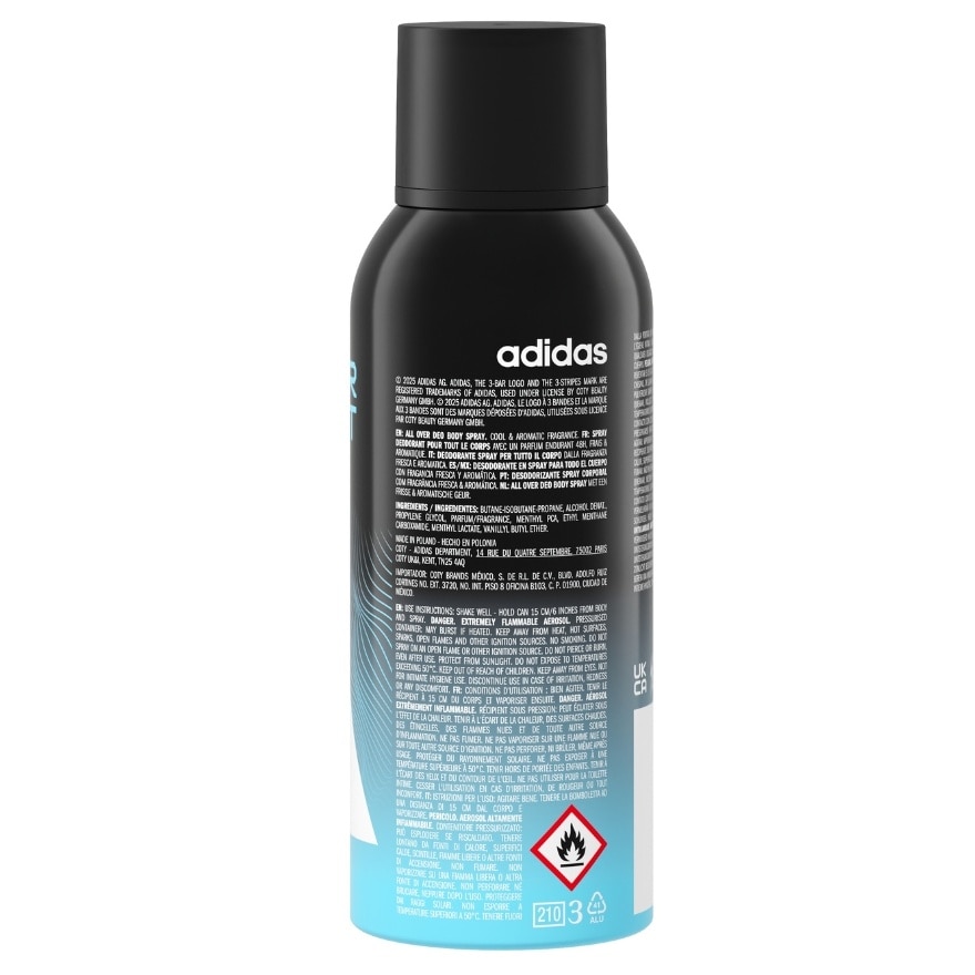 ADIDAS After Sports Cool & Aromatic Deo Spray 150ml image