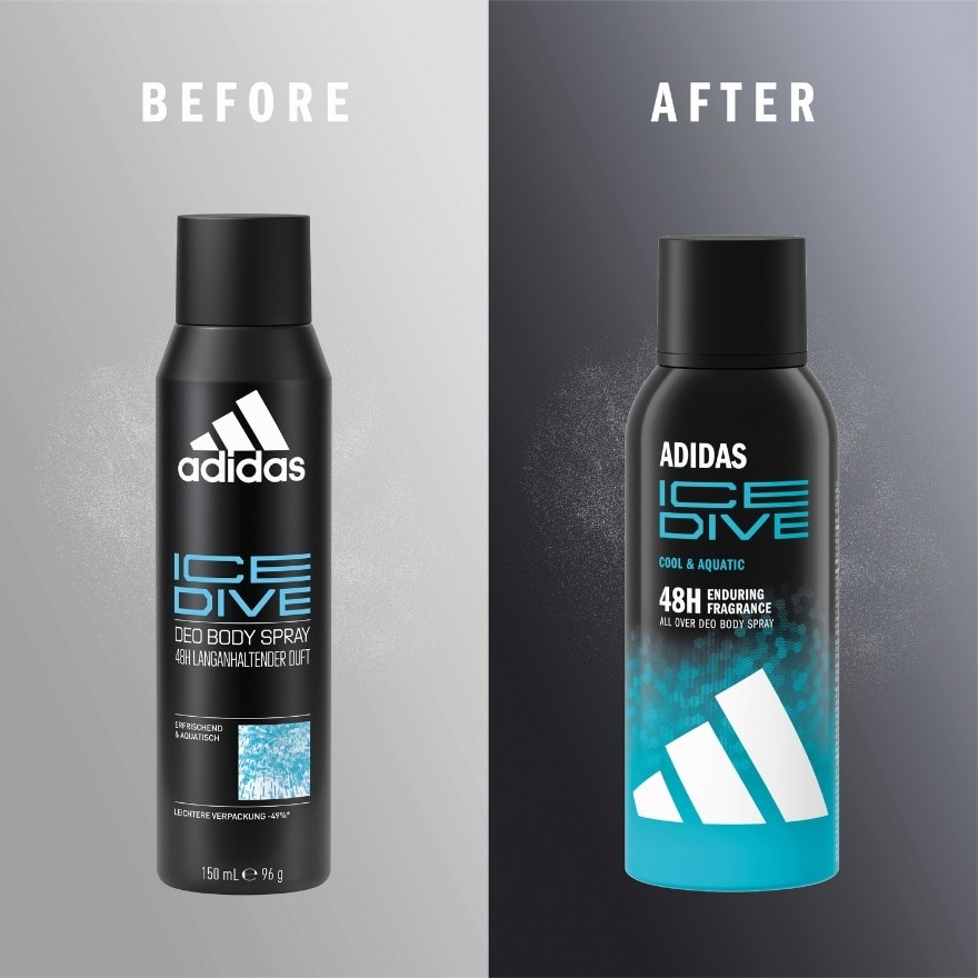 ADIDAS Ice Dive Cool & Aquatic Deo Body Spray 150ml