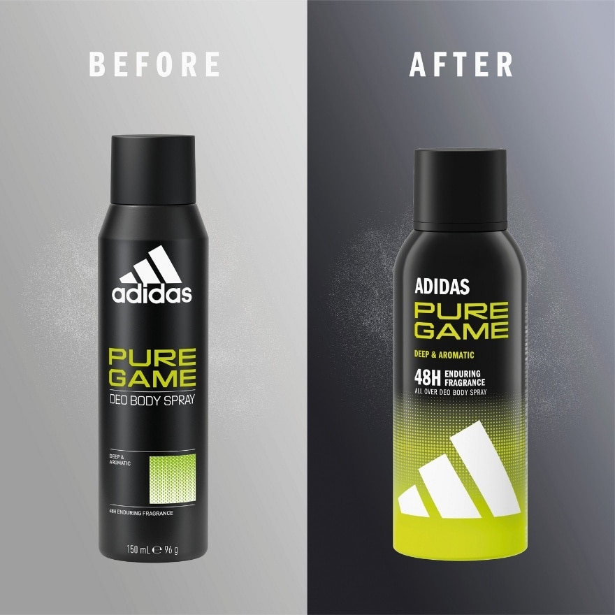 ADIDAS Pure Game Deep & Aromatic Deo Body Spray 150ml image