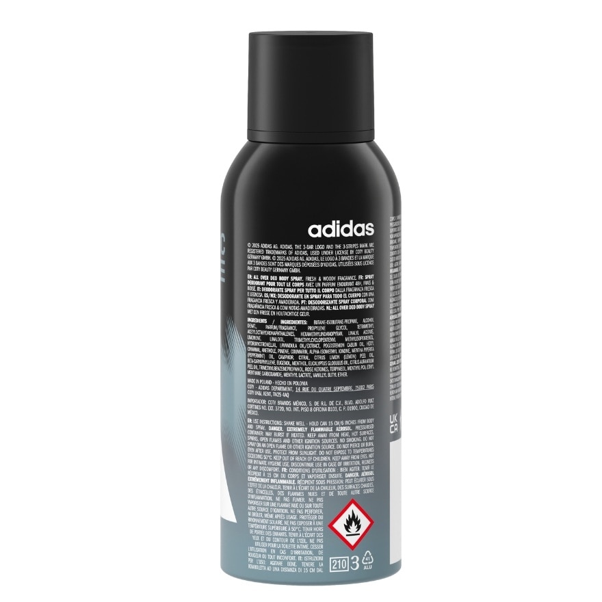ADIDAS Dynamic Pulse Fresh & Woody Deo Body Spray 150ml