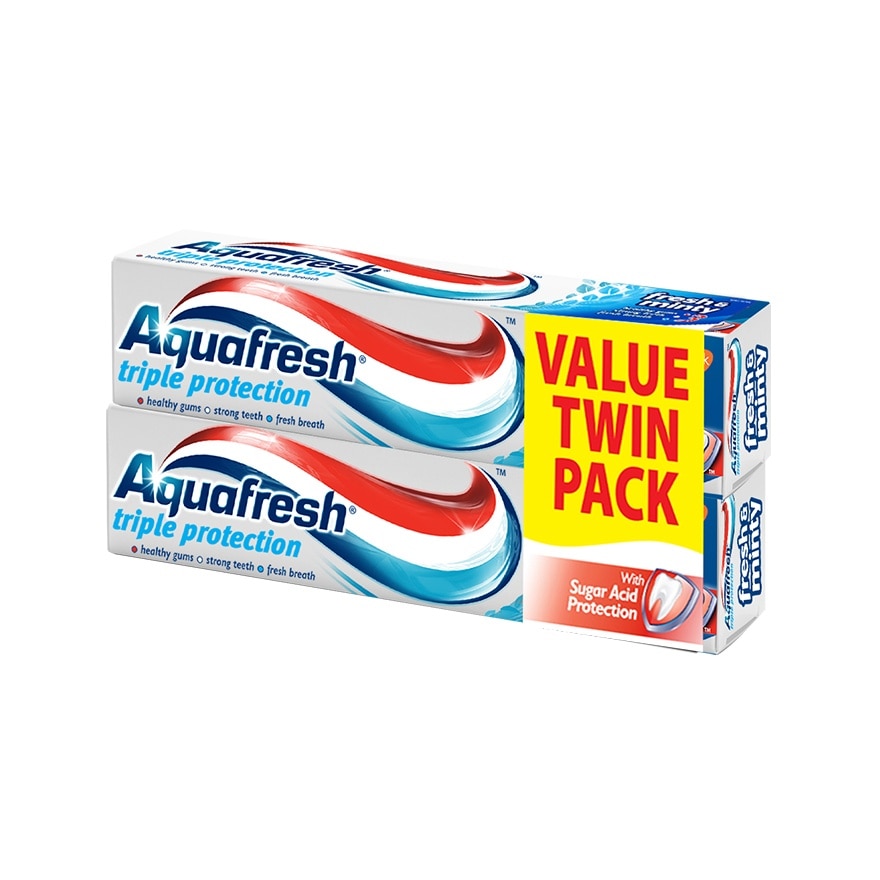 Fresh and Minty Toothpaste 100ml Twin Pack