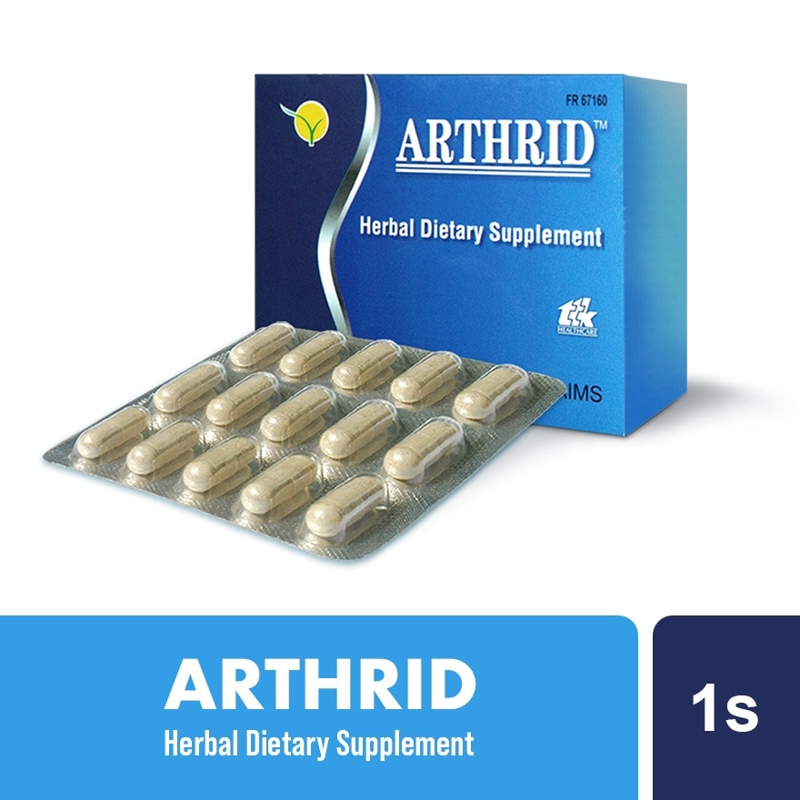 ARTHRID Boswellia serrata Piper longum 200mg/50mg Capsule Sold Per Piece