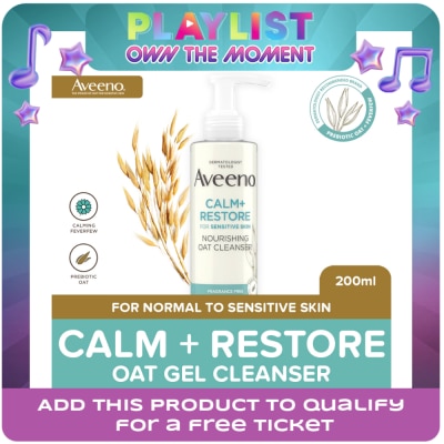AVEENO - AVEENO Face Calm + Restore Oat Gel Cleanser 200ml