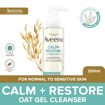 AVEENO AVEENO Face Calm + Restore Oat Gel Cleanser 200ml