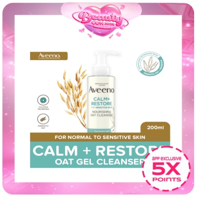 AVEENO - AVEENO Face Calm + Restore Oat Gel Cleanser 200ml