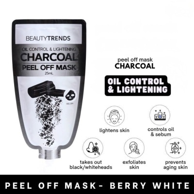 BEAUTYTRENDS Charcoal Peel Off Mask 1s 25ml