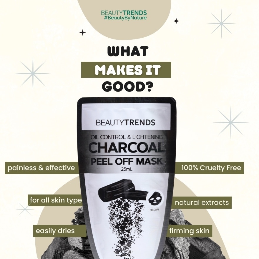 Charcoal Peel Off Mask 1s 25ml