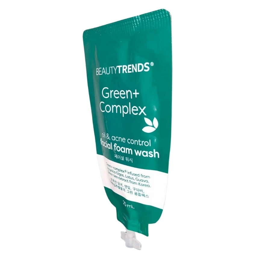 Green+ Complex Oil & Acne Control Facial Foam Wash 25ml