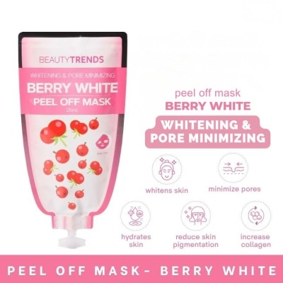 BEAUTYTRENDS BEAUTYTRENDS Whitening and Pore Minimizing Berry White Peel Off Mask 25ml