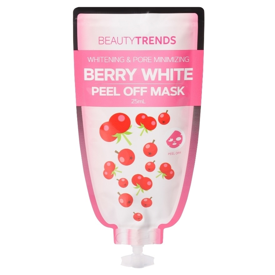 BEAUTYTRENDS Whitening and Pore Minimizing Berry White Peel Off Mask 25ml