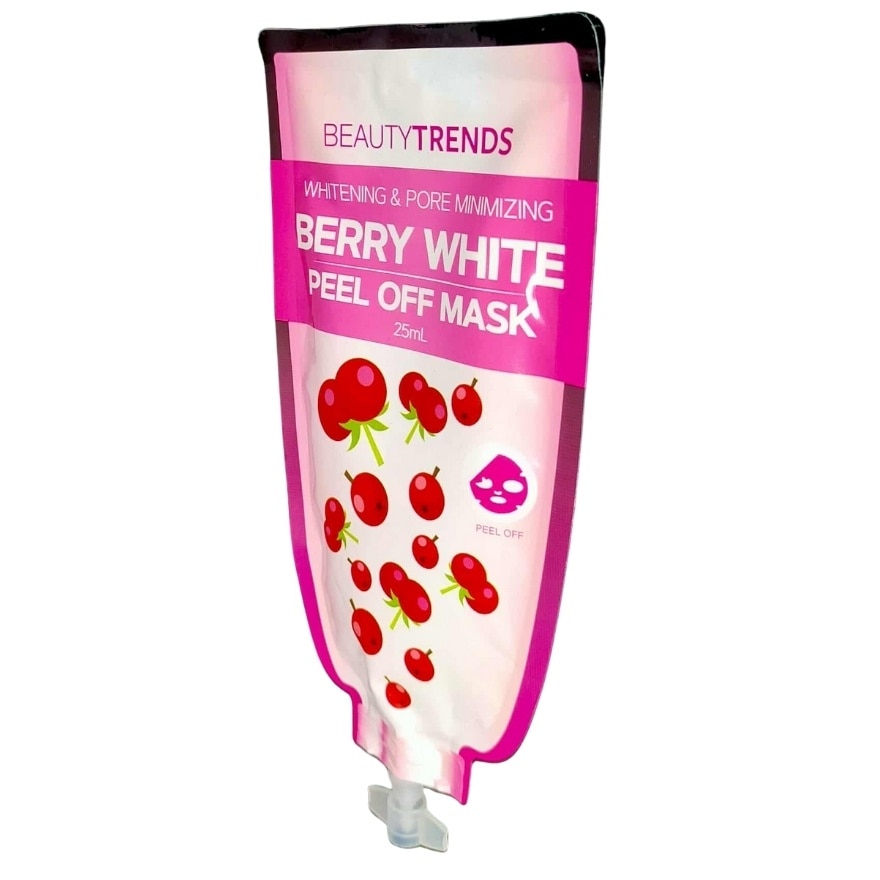 BEAUTYTRENDS Whitening and Pore Minimizing Berry White Peel Off Mask 25ml