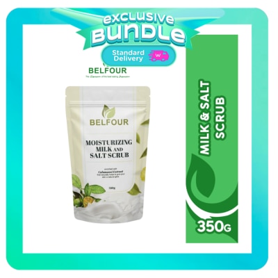 BELFOUR Milk and Salt Scrub Calamansi Extract 350g image