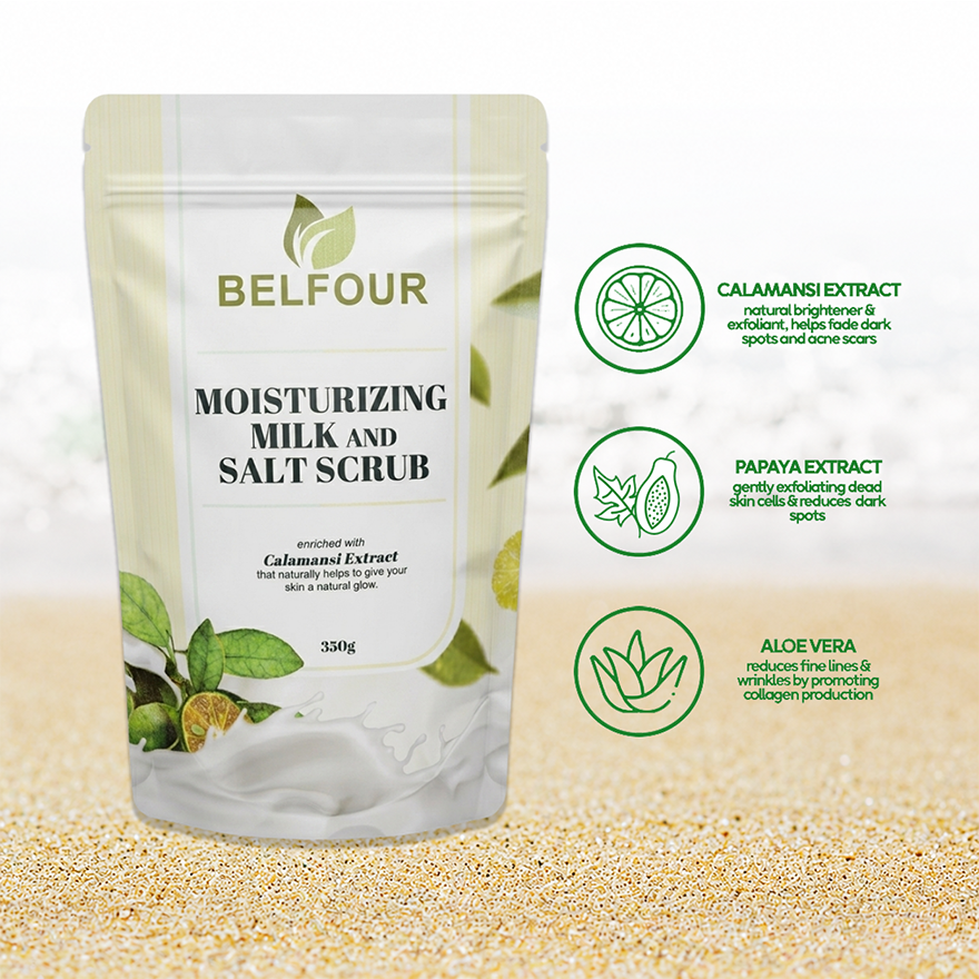 Milk and Salt Scrub Calamansi Extract 350g image