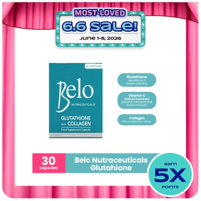 BELO - Glutathione with Collagen Dietary Supplement 30 Capsules