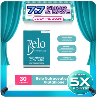 BELO - Glutathione with Collagen Dietary Supplement 30 Capsules