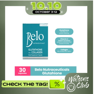 BELO Glutathione with Collagen Dietary Supplement 30 Capsules image