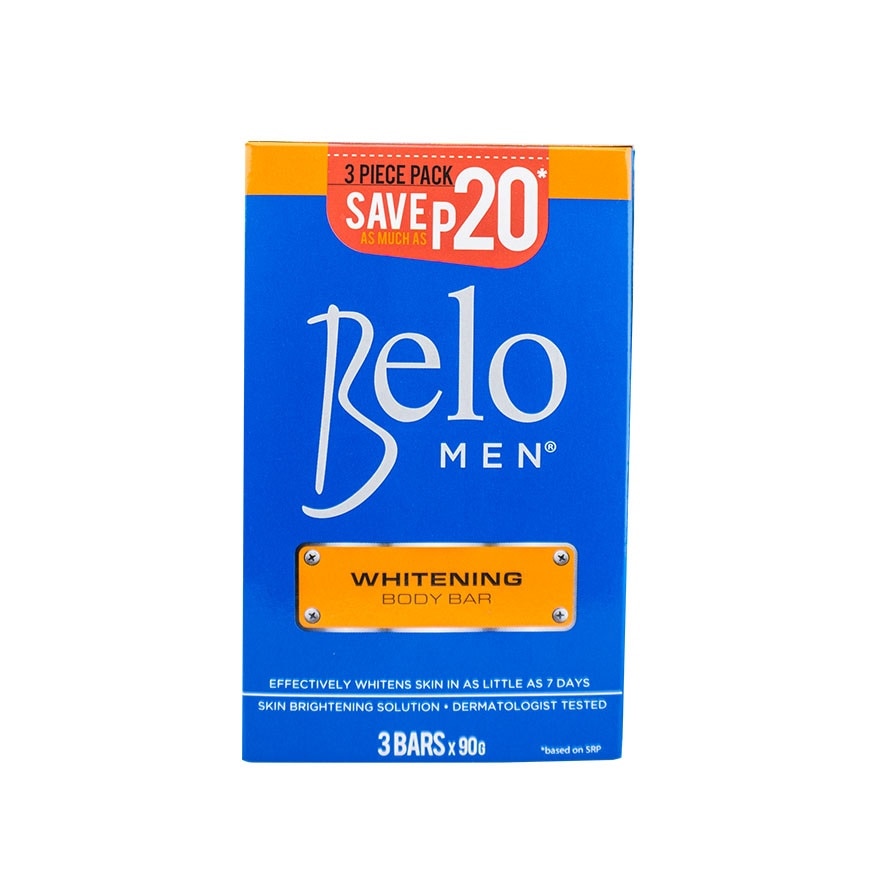 Men Whitening Body Bar 90g 3pc Pack