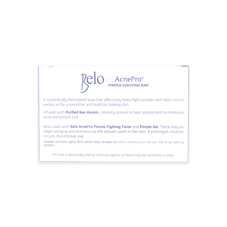 BELO AcnePro Pimple-Fighting Bar 65g