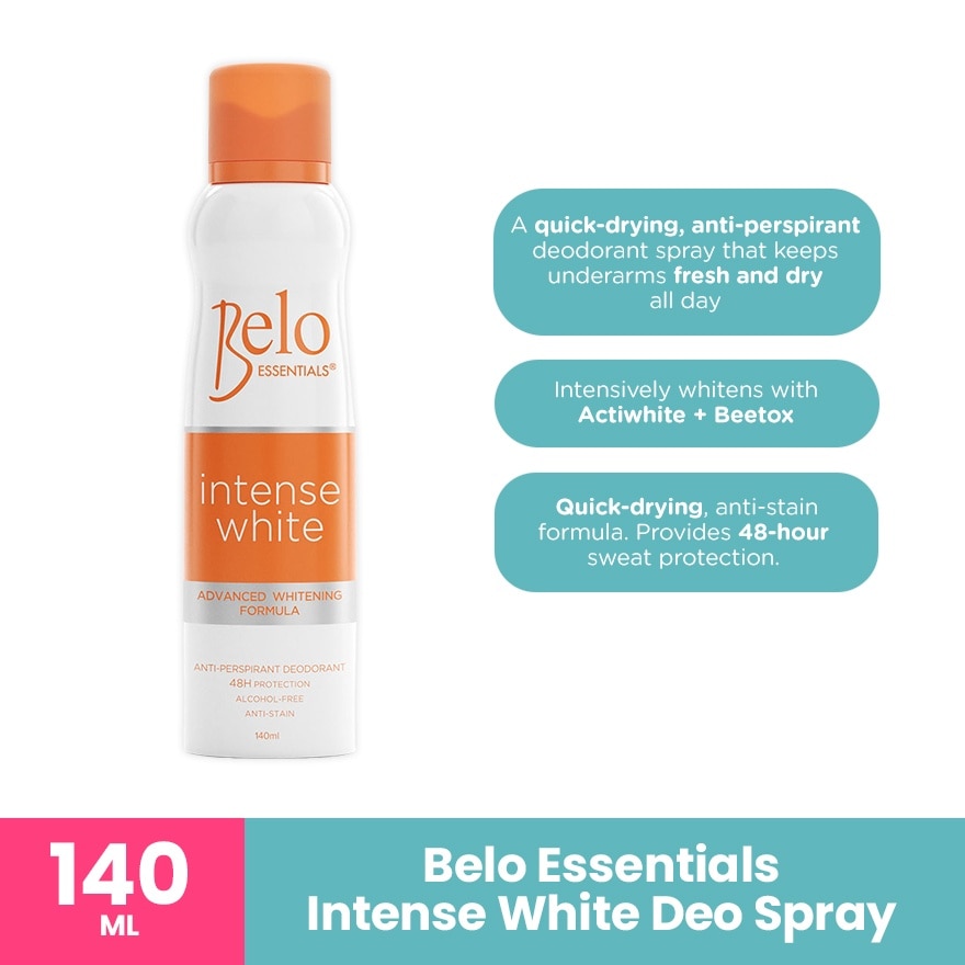 Intense White Anti-Perspirant Deo Spray 140ml