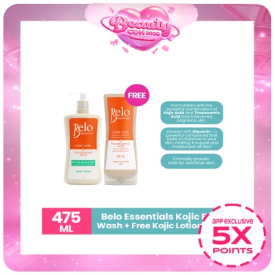 BELO - BELO Kojic Bodywash with Free Belo Kojic Lotion 100ml x 457ml