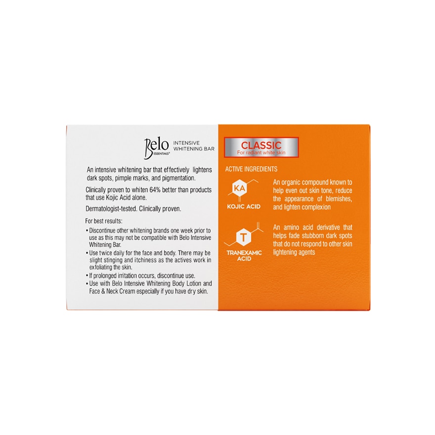 Intensive Whitening Bar Kojic Traxemic Acid Classic 65g