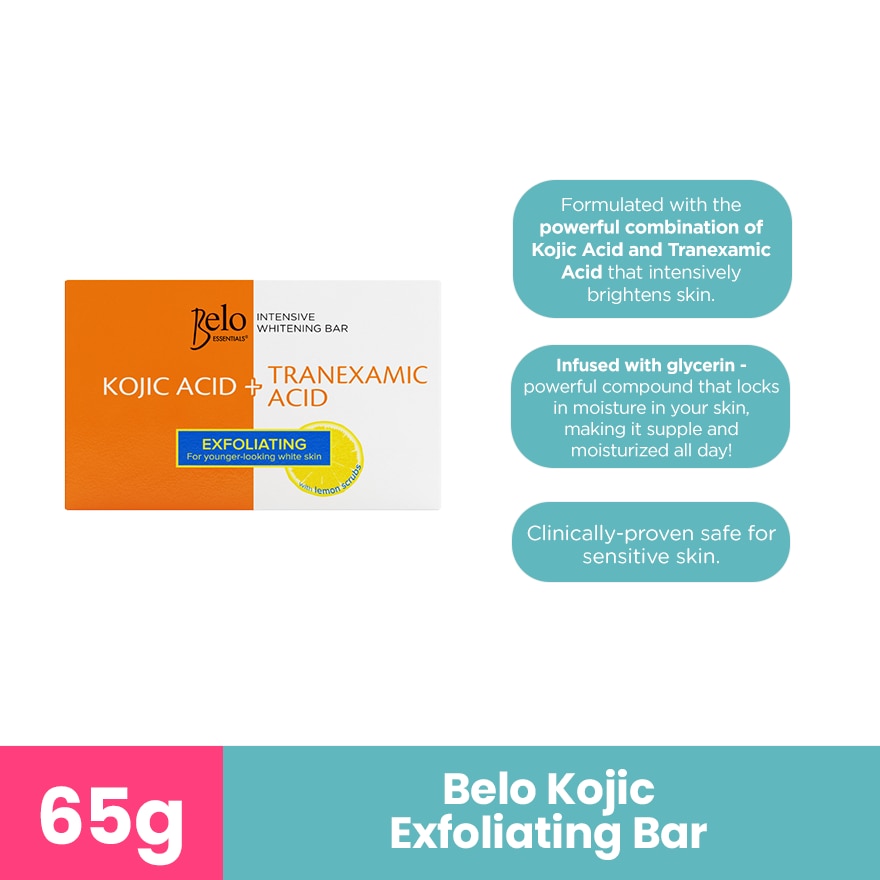 Kojic Acid Exfoliating Lemon Scrub 65g