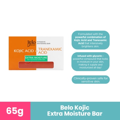 BELO Intensive Whitening Bar Kojic Traxemic Acid 65g