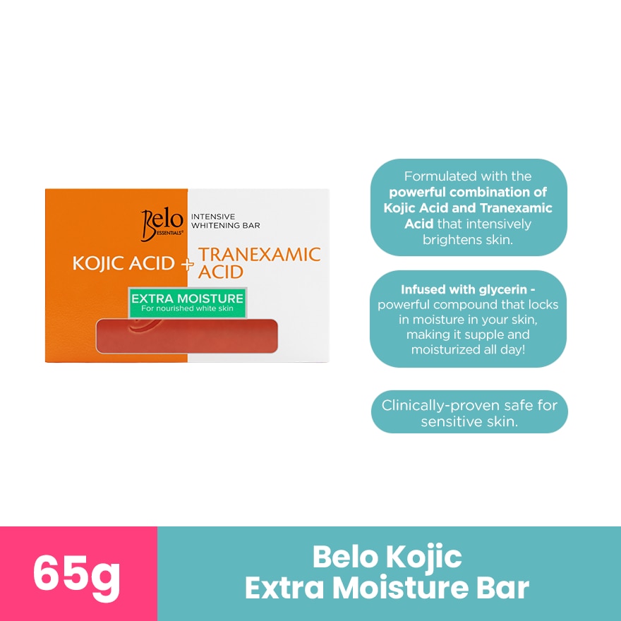 Intensive Whitening Bar Kojic Traxemic Acid 65g