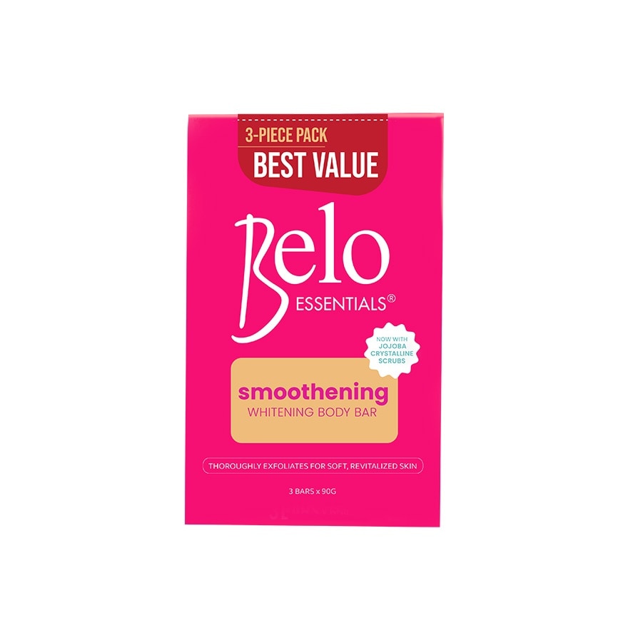 Essentials Smoothening Whitening Body Bar 90G 3-Pc