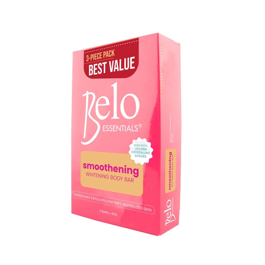 Essentials Smoothening Whitening Body Bar 90G 3-Pc