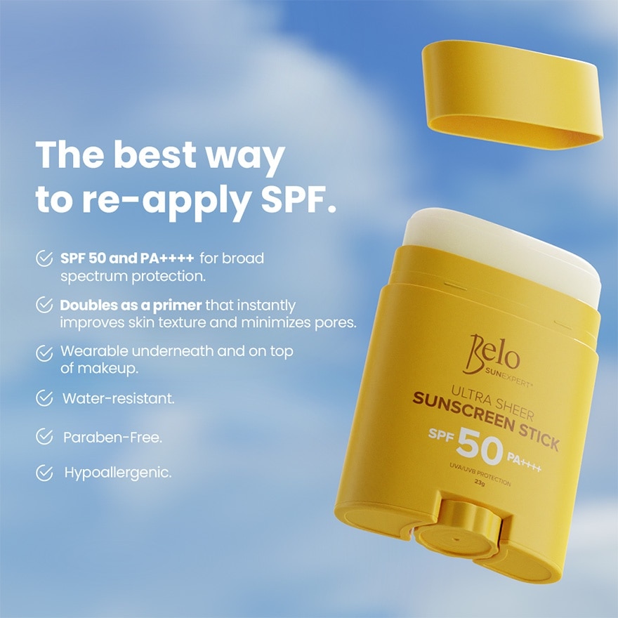BELO Sunexpert Ultra Sheer Sunscreen Stick 23g