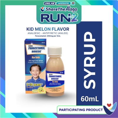 BIOGESIC BIOGESIC MLN 250mg Syrup 1 Bottle 60ml image