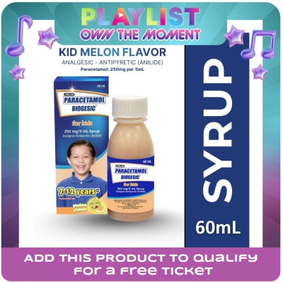 BIOGESIC - BIOGESIC MLN 250mg Syrup 1 Bottle 60ml