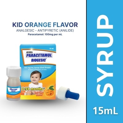 BIOGESIC BIOGESIC ORG 100mg Drops 1 Bottle 15ml