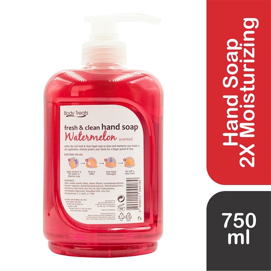 BODY TREATS Watermelon Hand Soap 750ml image