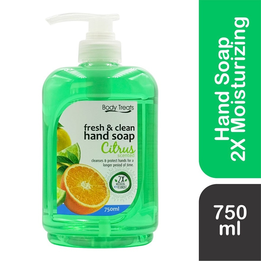 BODY TREATS Citrus Hand Soap 750ml image