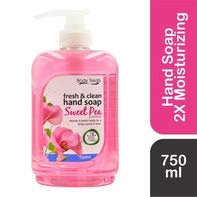 BODY TREATS BODY TREATS Sweet Pea Hand Soap 750ml image