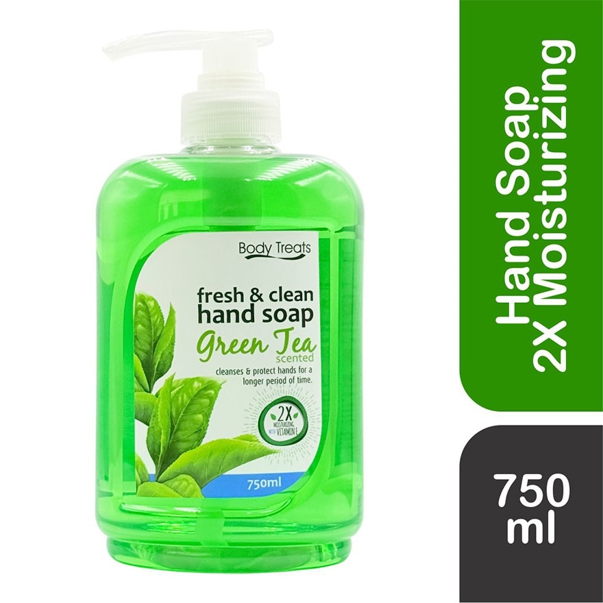 BODY TREATS Green Tea Hand Soap 750ml image
