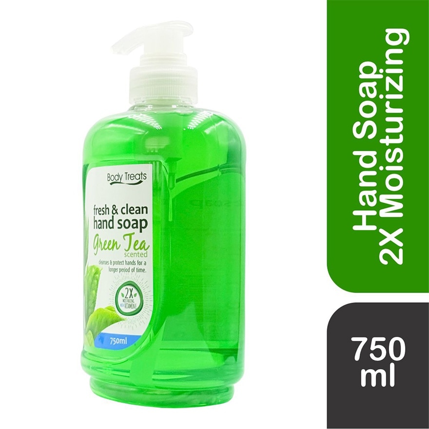BODY TREATS Green Tea Hand Soap 750ml image